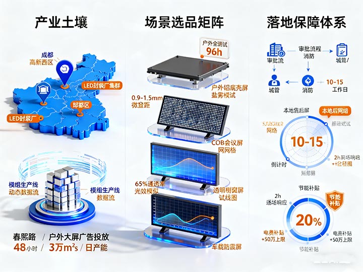 成都LED顯示屏市場全覽：從選品到維護的實用指南